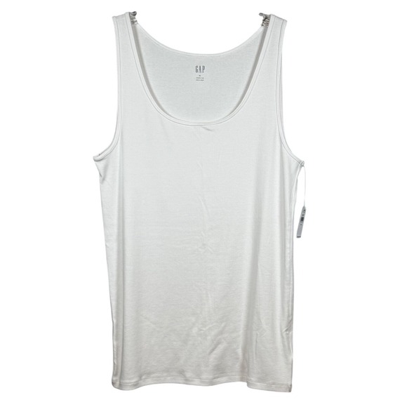 NWT GAP Women's Short Sleeve Modern Crew T-Shirt/ Tank Bundle, Lot of 3, Size XL - Picture 3 of 16